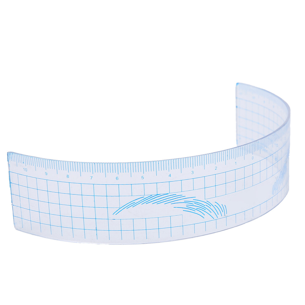 Portable Microblading Eyebrow Ruler | Plastic Brow Design Tool