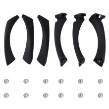Door Pull Handle Set Replacement for  3 Series E90 E91 E92 316 318 320 325 328i 2004-2012 RHD Black