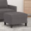 VidaXL vidaXL Fußhocker Grau 60x50x41 cm Kunstleder 2