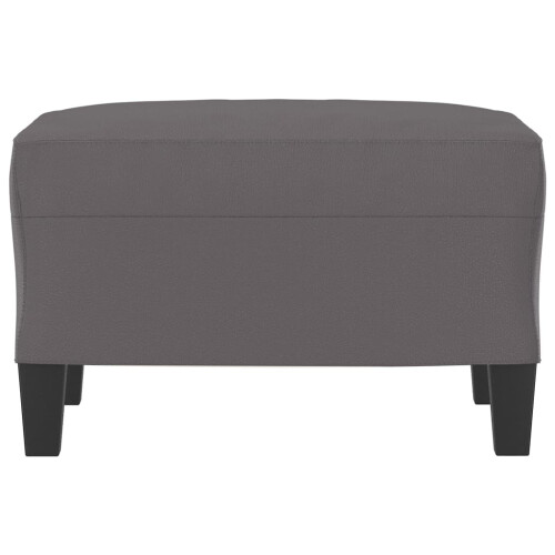 VidaXL vidaXL Fußhocker Grau 60x50x41 cm Kunstleder 2