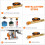 Portable Camping Gas Stove 3700W Foldable with Piezo 3