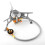 Portable Camping Gas Stove 3700W Foldable with Piezo 7