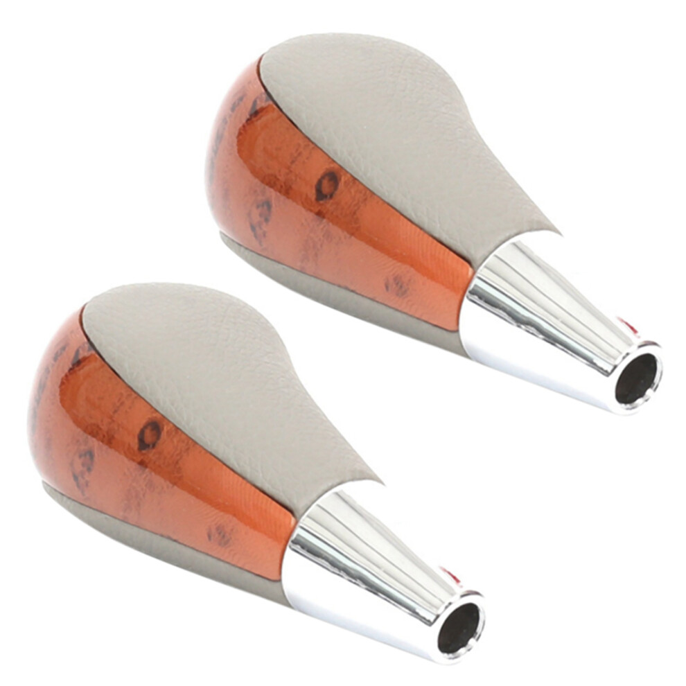2X Car Automatic Gear Shift Knob Lever Shifter Stick For Camry/Harrier Fortuner Crown Land Beige 6033939219919