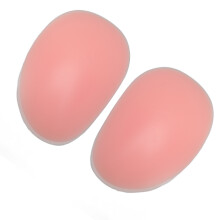 Removable Silicone Butt Padding 1 Pair Pink Thin Edges 10.6 Oz for Women