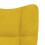 VidaXL vidaXL Schaukelstuhl mit Hocker Senfgelb Samt 10