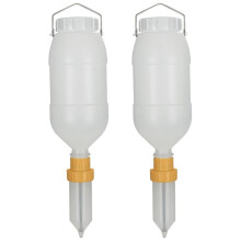 2X 2.5L Sauce Bottle Squeeze Bottle Hanging Sauce Dispenser Large Diameter Sauce Squeeze Bottle Hanging Sauce Dispenser