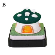 (Seaside color) 3D Note Paper 2025 Calendar Decoration Year of The Snake Calendar