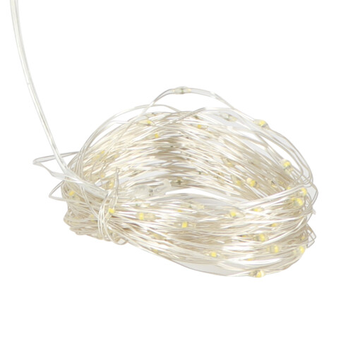 10m Solar Copper Wire String Lights 100 LEDs Waterproof Garden Lamp 2