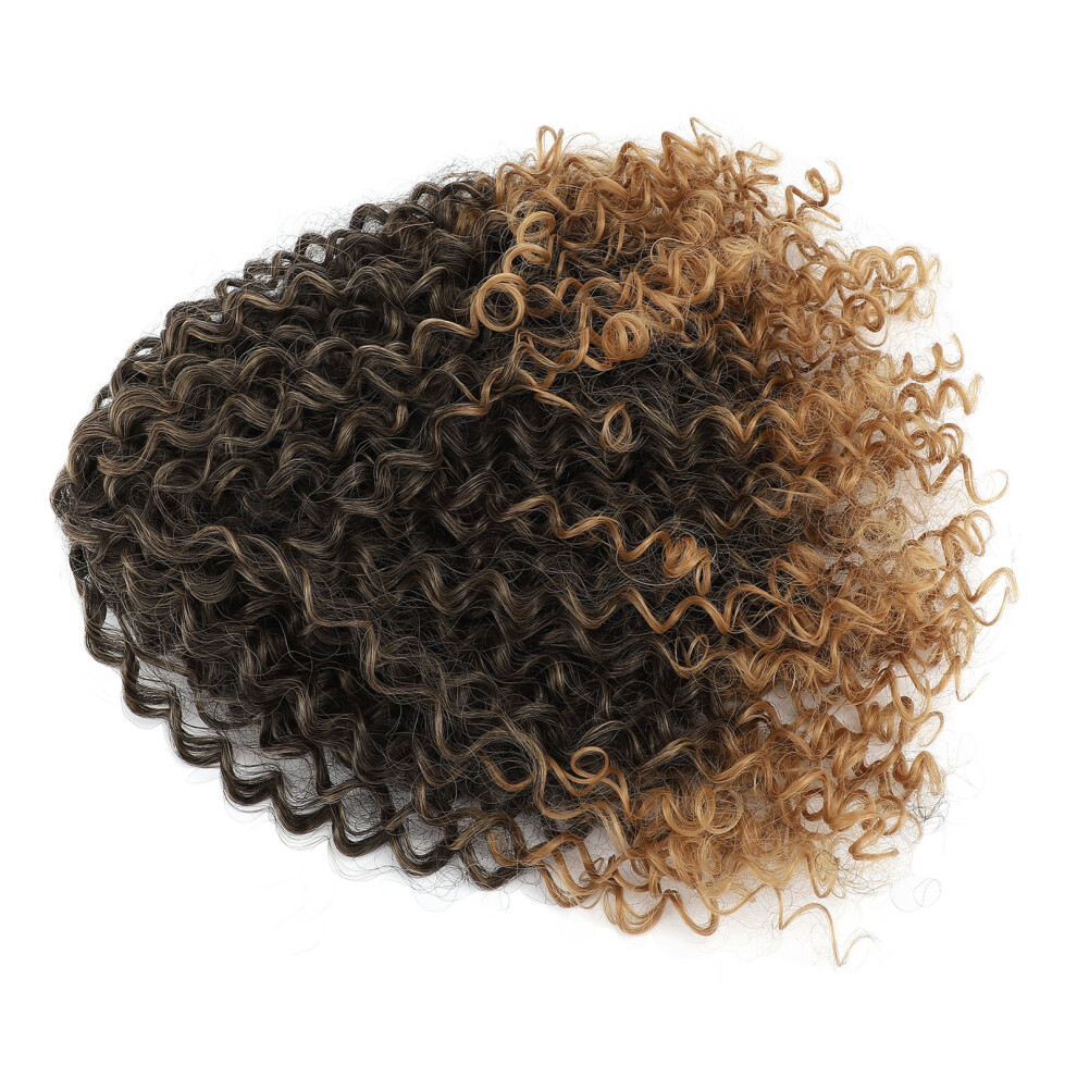 Unisex Curly Wavy Ponytail Wig With Drawstring, Synthetic Hair For Women