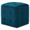 VidaXL vidaXL Pouf 2 Stk. Blau 30x30x30 cm Samtstoff 2