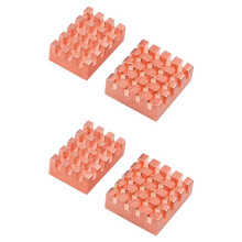 2X dla OrangePi Orange Pi Zero 2W Radiator z Czystej Miedzi do ChłOdzenia PłYty GłóWnej Procesora OrangePi Wielofunkcyjne Radiatory