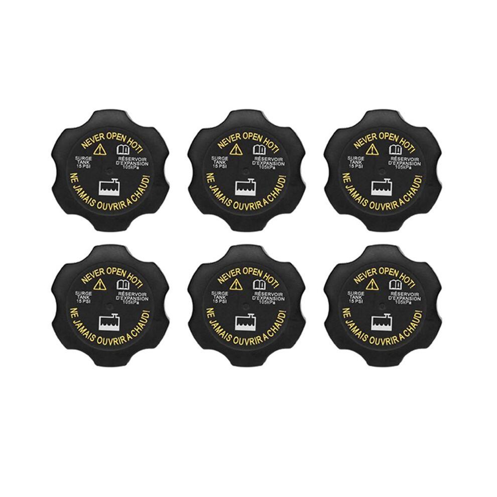 6X Rc98 15075118 Radiator Cap Equipment 15 P.s.i. Radiator Surge Tank Cap For Chevy Silverado Sierra Yukon H2 4713315890056