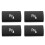 4X Parking  Sensor  Button Cover for  X5 E70 2006-13 X6 E71 2008-14 1