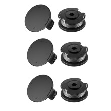 F016800385 Ligne de Bobine de Débroussailleuse pour Strimmer Trimmer ART 23 SL ART 26 ART 23-28 SL Remplacement (3Spool + 3Cap)