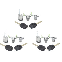 3X Car Ignition Lock Ignition Set Lock with Key for CRV 2002-2006 72185-S9A-013