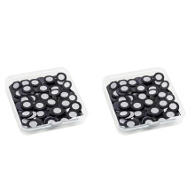 400 Pezzi (3 mm Interno/6 mm Esterno) Marcatori Fiduciari Magnetici Riutilizzabili Ad Alta Riflettività per Scansione 3D