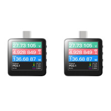 2X Power-Z KM003C Bärbar USB-C Snabbladdningstestare PD3.1 QC5.0 Digital Voltmeter och Amperemeter Power Bank Tester