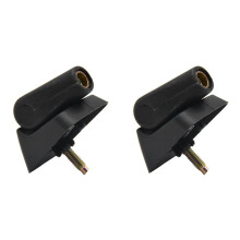 2X Front Antenna Base Fit for  Partner Expert 106 205 206 306 309 405 406 Black 40.3mm X 37mm