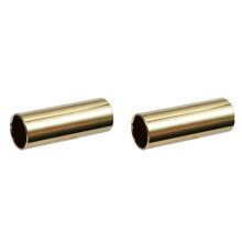 2St Guitar Slide Gyllene Finger Knuck i Rostfritt StåL
