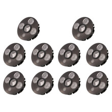 10X 3 Array IR Led Spot Light Infrarood 3X IR LED-Kaart voor CCTV-Camera'S Nachtzicht (53 mm Diameter)