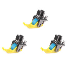 3X Universal Industrial Sewing Machine Leather Roller Wheel Presser Foot of Flat Thick Fabric Clothing Presser Feet A