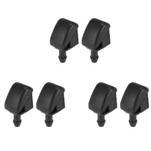 6PCS Windshield Windscreen Washer Nozzle Jet 3B0955985 for - XPolo 6N Fabia Octavia Roomster 1996-2015 No Heated