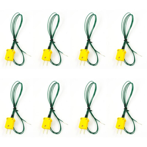 8X Type K Thermocouple Wire Lead for Digital Thermometer