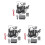 3X Car Parking Sensor Parktronic 4 Sensors 22 mm with Buzzer Reverse Backup  Buzzer System 1