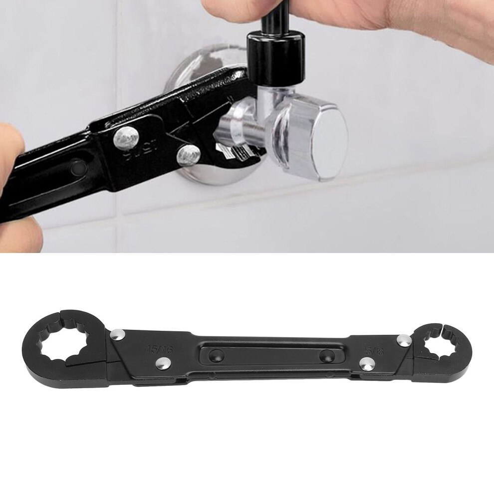 Double Ended Angle Stop Wrench Kit For Kitchen & Bathroom Pipe Plumbing 4921391872846