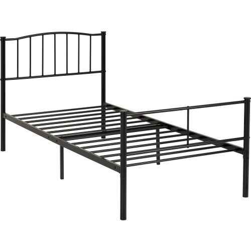 Seconique Newton 3ft Single Metal Bed Frame in Black 2