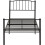 Seconique Newton 3ft Single Metal Bed Frame in Black 2