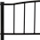 Seconique Newton 3ft Single Metal Bed Frame in Black 4
