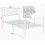 Seconique Newton 3ft Single Metal Bed Frame in Black 8