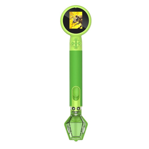 Kids Microscope with Bug Catcher Kit,1080P Digital  Handheld Microscope STEM Science Toy with LED Light Green