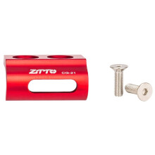 ZTTO Aluminum Alloy Bicycle Front Derailleur Hanger for Gravel & -Country Bikes Carbon Frame Compatible Direct Moun Red
