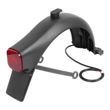 Voor  F2 / F2 Pro Kickscooter Scooter Achterspatbord Montage Haak Achterlicht Geïntegreerde Achterspatbord Ondersteuningsbeugel