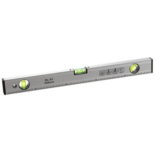 500mm High-Precision Spirit Level Magnetic Level Multi‑Function Measuring Ruler Levelling Instrument Measuring Tools