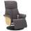 VidaXL vidaXL Massagesessel mit Fußteil Grau Kunstleder 2