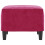 VidaXL vidaXL Fußhocker Weinrot 60x50x41 cm Samt 4