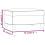 VidaXL vidaXL Fußhocker Hellgelb 70x55x41 cm Stoff 7