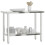 VidaXL vidaXL Kitchen Work Table 110x55x85 cm Stainless Steel 4