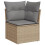 VidaXL vidaXL 8-tlg. Garten-Sofagarnitur mit Kissen Beige Poly Rattan 3