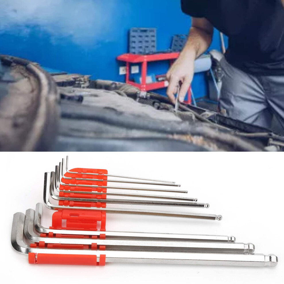 9Pcs Chrome Vanadium Hex Key Set, 1.5-10Mm Wrench Tools 8201391874955