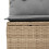 VidaXL vidaXL 14-tlg. Garten-Sofagarnitur mit Kissen Beige Poly Rattan 6