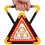 Multifunction Car Breakdown Emergency Safety Triangle Stop Sign with Red LED Warning Light Triangle Light Car Stop Sign 7