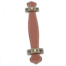 Artificial Leather Luggage Handle 192x38mm Reddish Brown