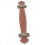 Artificial Leather Luggage Handle 192x38mm Reddish Brown 1