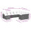 VidaXL vidaXL 10-tlg. Garten-Sofagarnitur mit Kissen Grau Poly Rattan 3