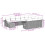 VidaXL vidaXL 11-tlg. Garten-Sofagarnitur mit Kissen Grau Poly Rattan 8