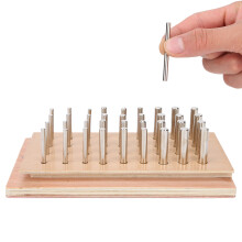 Finger Exerciser Stick Board for Stroke Hemiplegia - Wood + Nickel